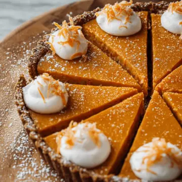 Honey Carrot Pie