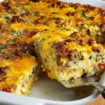 Cheesy Sausage Breakfast Casserole