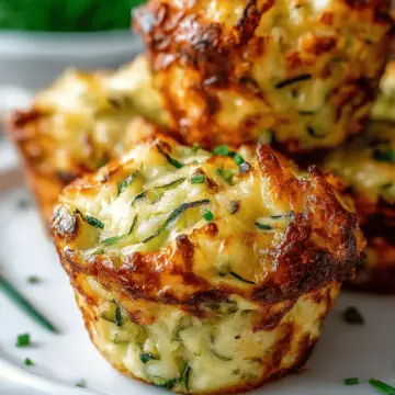 Crispy Parmesan Zucchini Potato Muffins