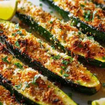 Roasted Zucchini with Parmesan