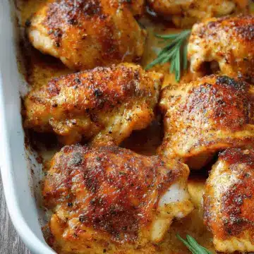 Baked Boneless Chicken Thighs