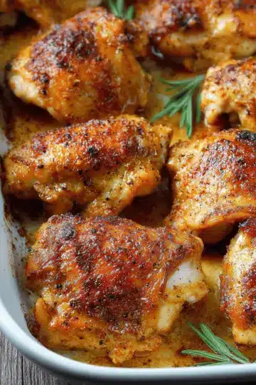 Baked Boneless Chicken Thighs