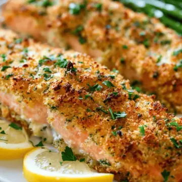Baked Parmesan Crusted Salmon