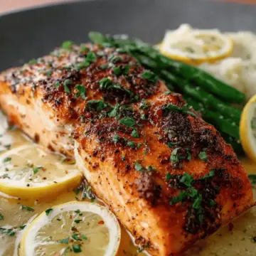 Baked Lemon Garlic Butter Salmon