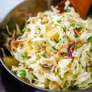 Easy Pineapple Coleslaw