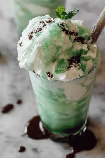Shamrock Soda Float