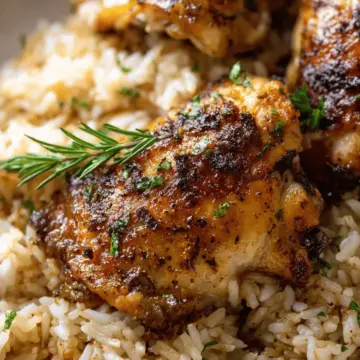 Oven Baked Chicken and Rice
