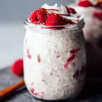 Raspberry Coconut Overnight Oats