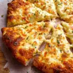 Garlic cheese pizza