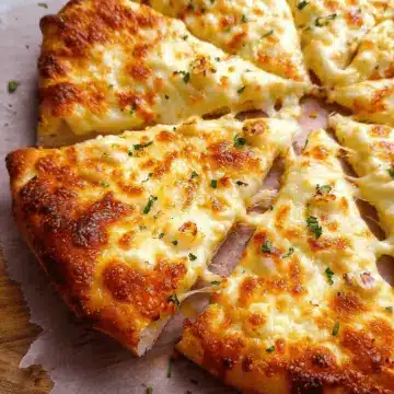 Garlic cheese pizza