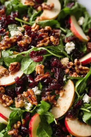 Apple Cranberry Walnut Salad