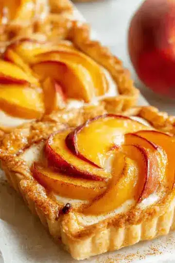 Peach and Cream Cheese Mini Tarts