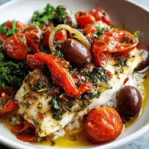 Easy Mediterranean Baked Fish
