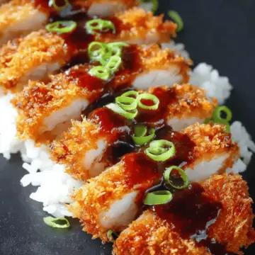 Crispy Japanese Chicken Katsu with Homemade Tonkatsu Sauce