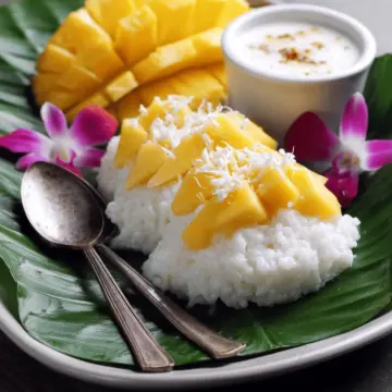 Authentique mango sticky rice