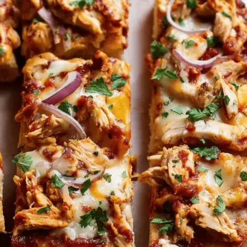 BBQ Chicken French Bread Pizza