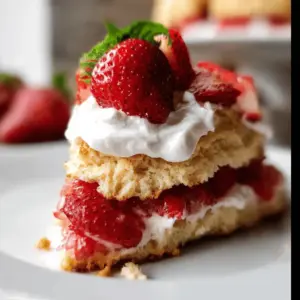 Homemade Strawberry Shortcake