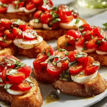 Bruschetta caprese