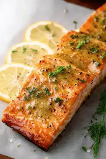 Honey Mustard Baked Salmon