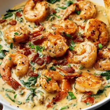Easy Creamy Tuscan Shrimp Recipe