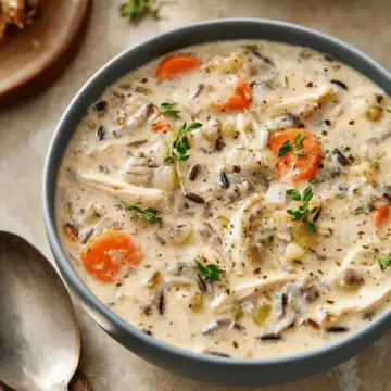 Crockpot Chicken Wild Rice Soup