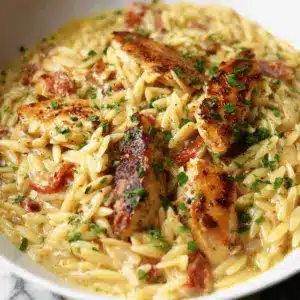 Cajun Chicken Orzo