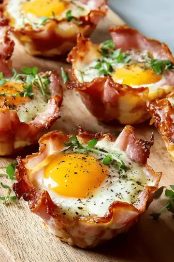 Ham & Cheese Egg Cups