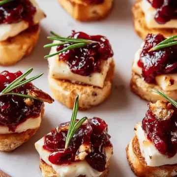 Cranberry Brie Bites