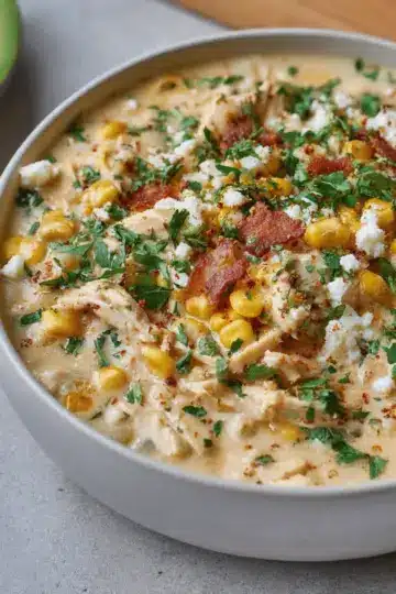 Mexican Street Corn White Chicken Chili