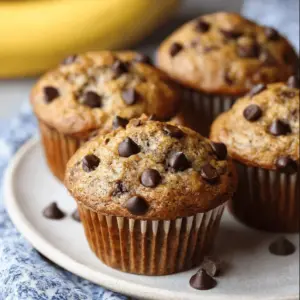 Banana Chocolate Chip Muffins