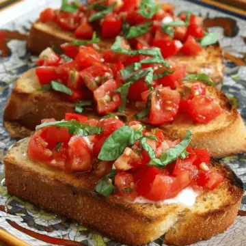 Authentic Bruschetta
