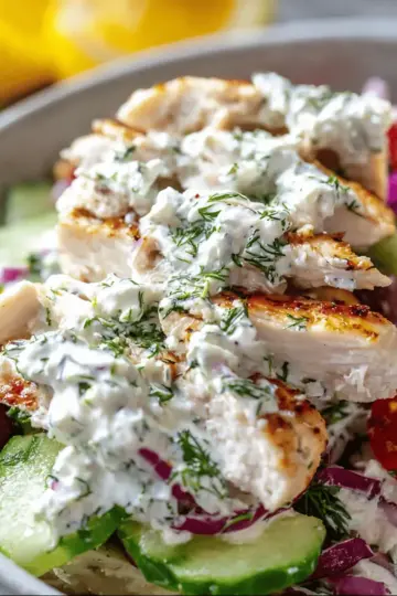 Tzatziki Chicken Salad
