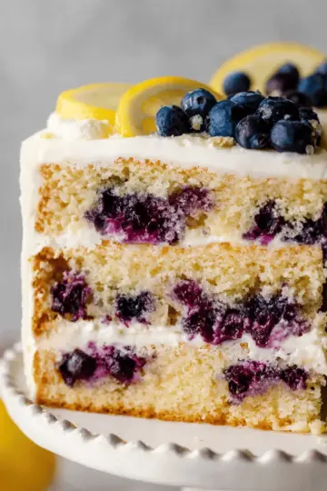 Lemon Blueberry Layer Cake