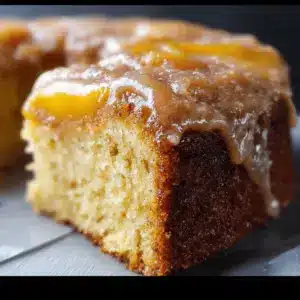 Brown Sugar Peach Cake