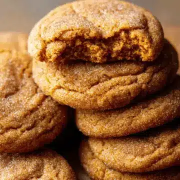 Chewy Pumpkin Snickerdoodle Cookies