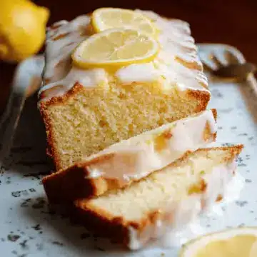 Iced Lemon Pound Cake