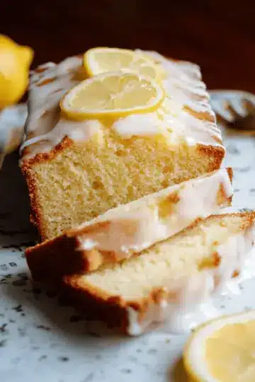 Iced Lemon Pound Cake