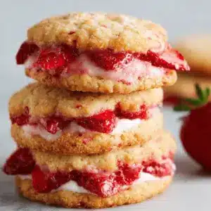 Strawberry Shortcake Cookies