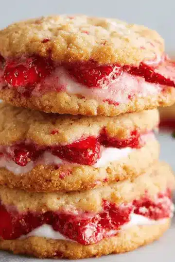 Strawberry Shortcake Cookies