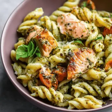 Salmon Pesto Pasta