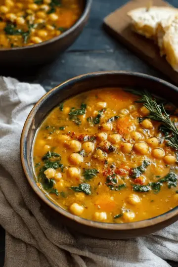 Easy Vegan Chickpea Soup