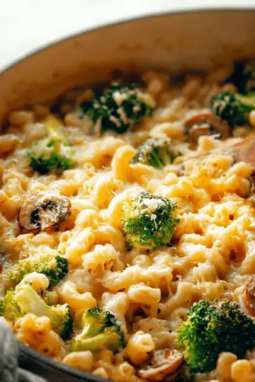 One Pot Broccoli Mac and Cheese