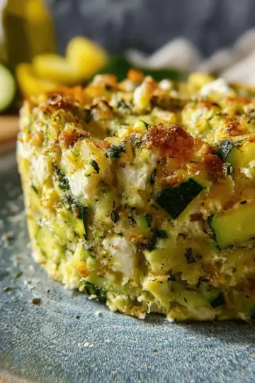 Baked Zucchini, Spinach, and Feta Casserole