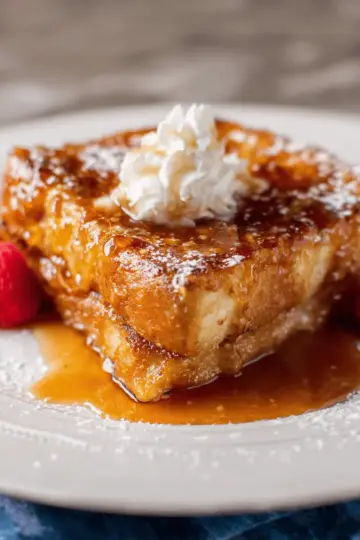 Overnight Creme Brûlée French Toast