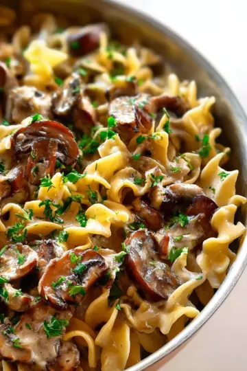 Mushroom Stroganoff
