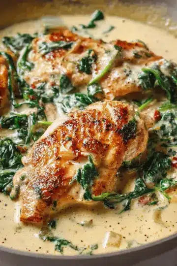 Creamy Chicken Florentine