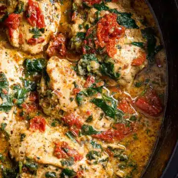 Crockpot Tuscan Chicken
