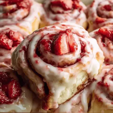 Strawberry Cinnamon Rolls