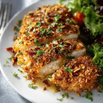 Pretzel Crusted Chicken