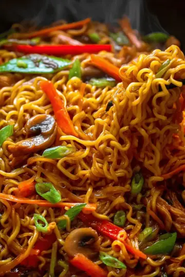 Chicken Vegetable Ramen Noodles